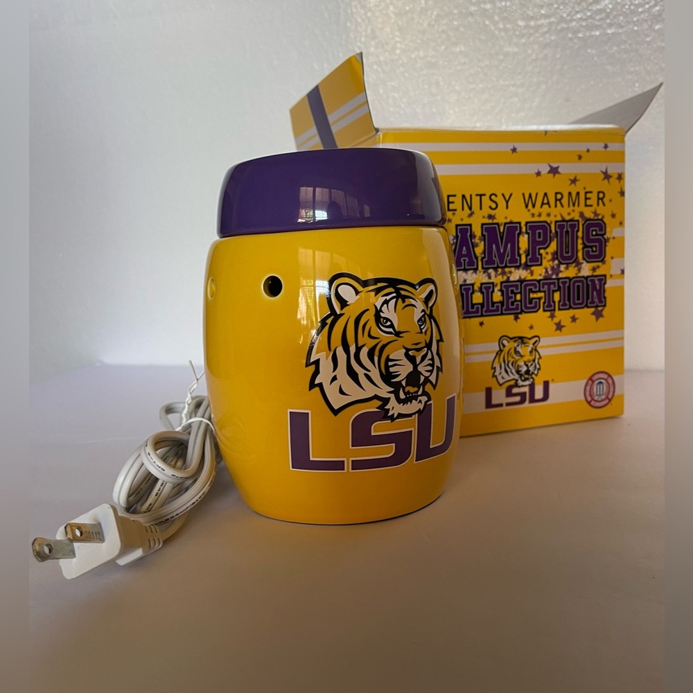 Scentsy LSU Louisiana State University Full Size Warmer -